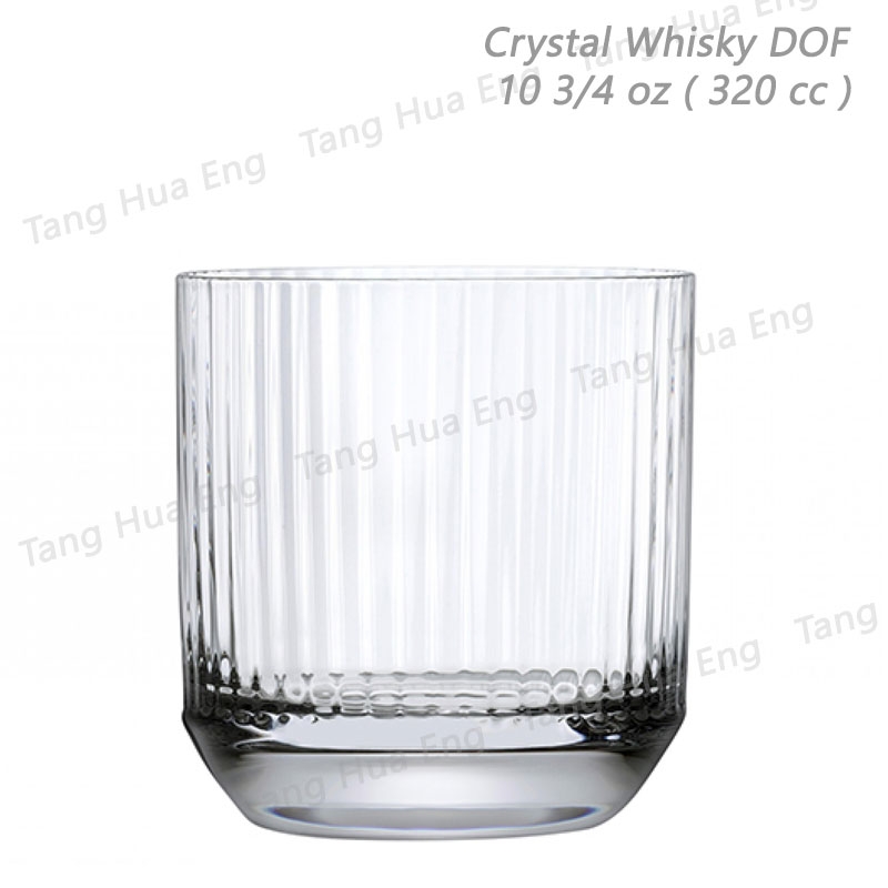 ( 6 ใบ ) แก้ววิสกี้ เนื้อคริสตัล Nude Crystal Whisky DOF 320 CC. #64142-1100167