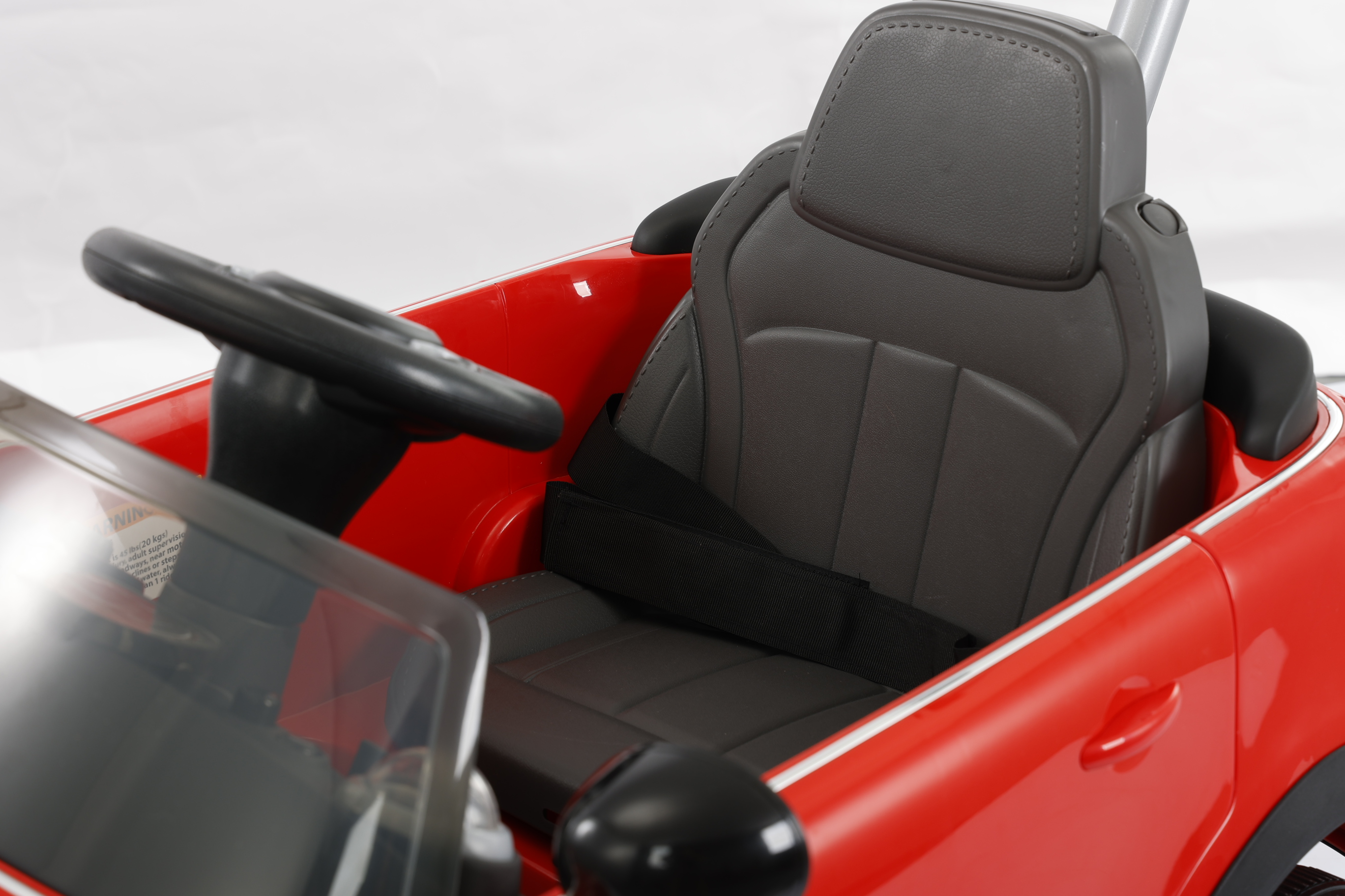 รถเด็ก รถเข็นเด็ก ผลักเดิน ขาไถ มินิคูเปอร์ Mini Cooper Foot To Floor Ride-On - Red