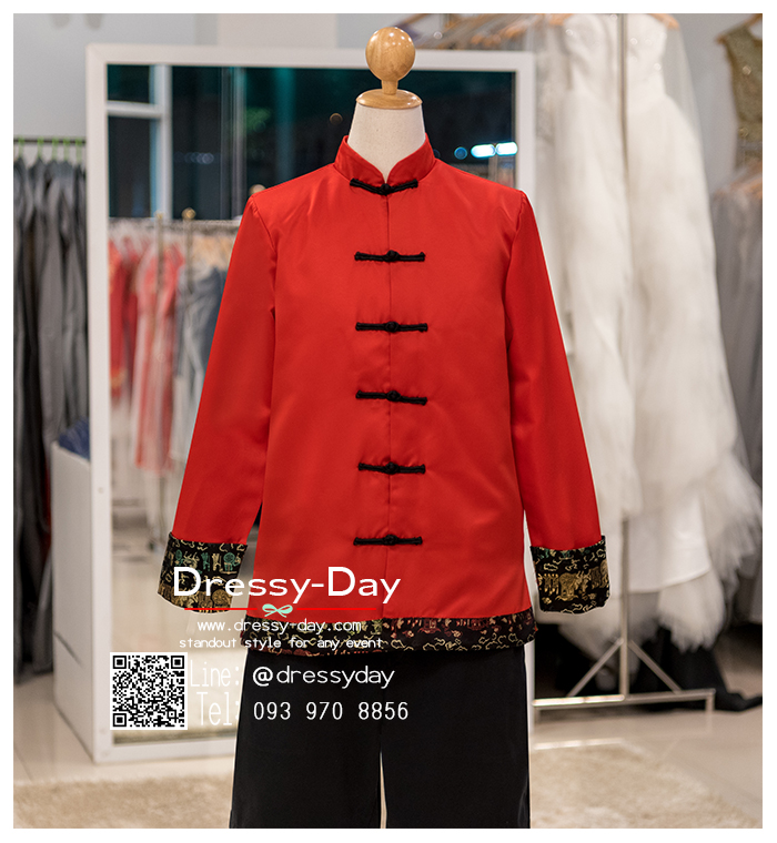 รหัส เสื้อจีนชาย : KPM019 เสื้อจีนชาย พร้อมส่ง ชุดจีนชาย โบราณ ซื้อได้ที่ไหน -> แนะนำร้านเดรสซี่เดย์ www.dressy-day นะคะ คัตติ้งเนี๊ยบ เนื้อผ้าพรีเมี่ยม พร้อมส่งเยอะสุดในไทย