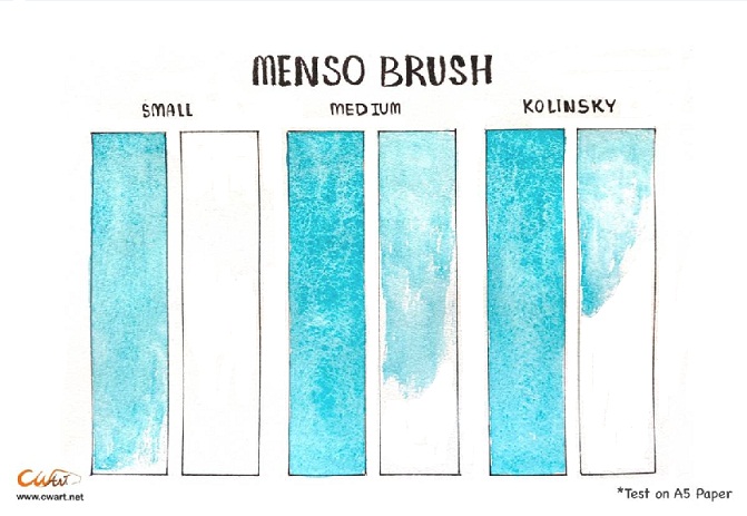 พู่กัน Kuretake ZIG Menso