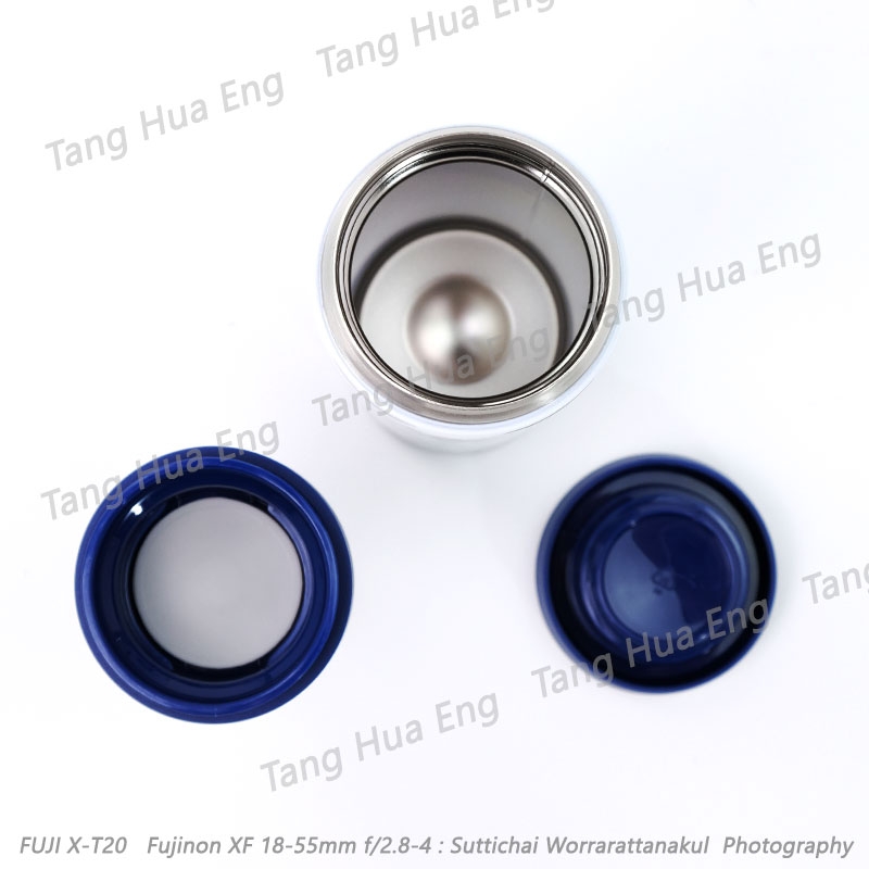 Zebra กระบอกน้ำสูญญากาศ Oriental Blue 0.45 ลิตร ตราหัวม้าลาย