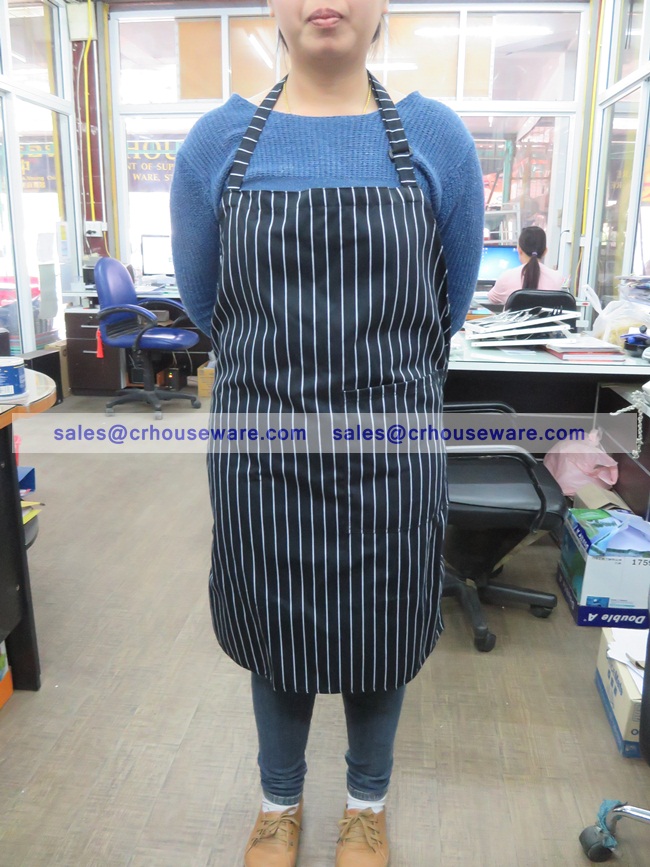 ผ้ากันเปื้อนโรงแรม เอื้ยมผ้า แบบเต็มตัว 044-PKC-WT