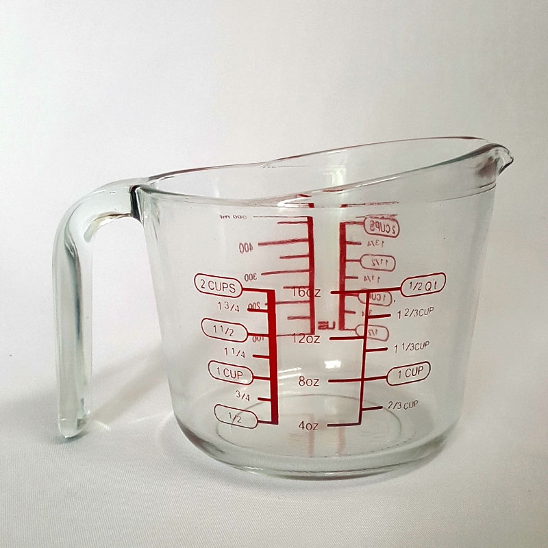 ถ้วยตวงแก้ว ขนาด 500 มล. ( 16 ออนซ์ ) MSG-16