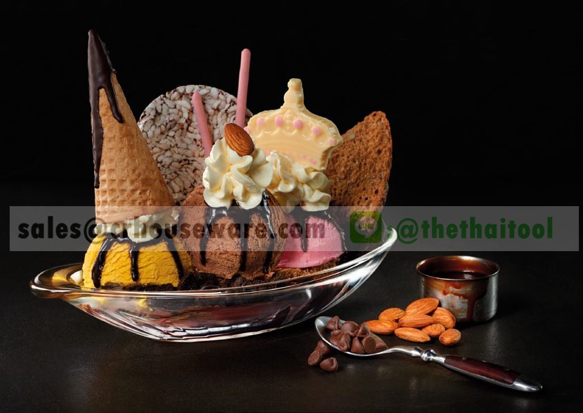 P02616 DELIGHT BANANA SPLIT DISH