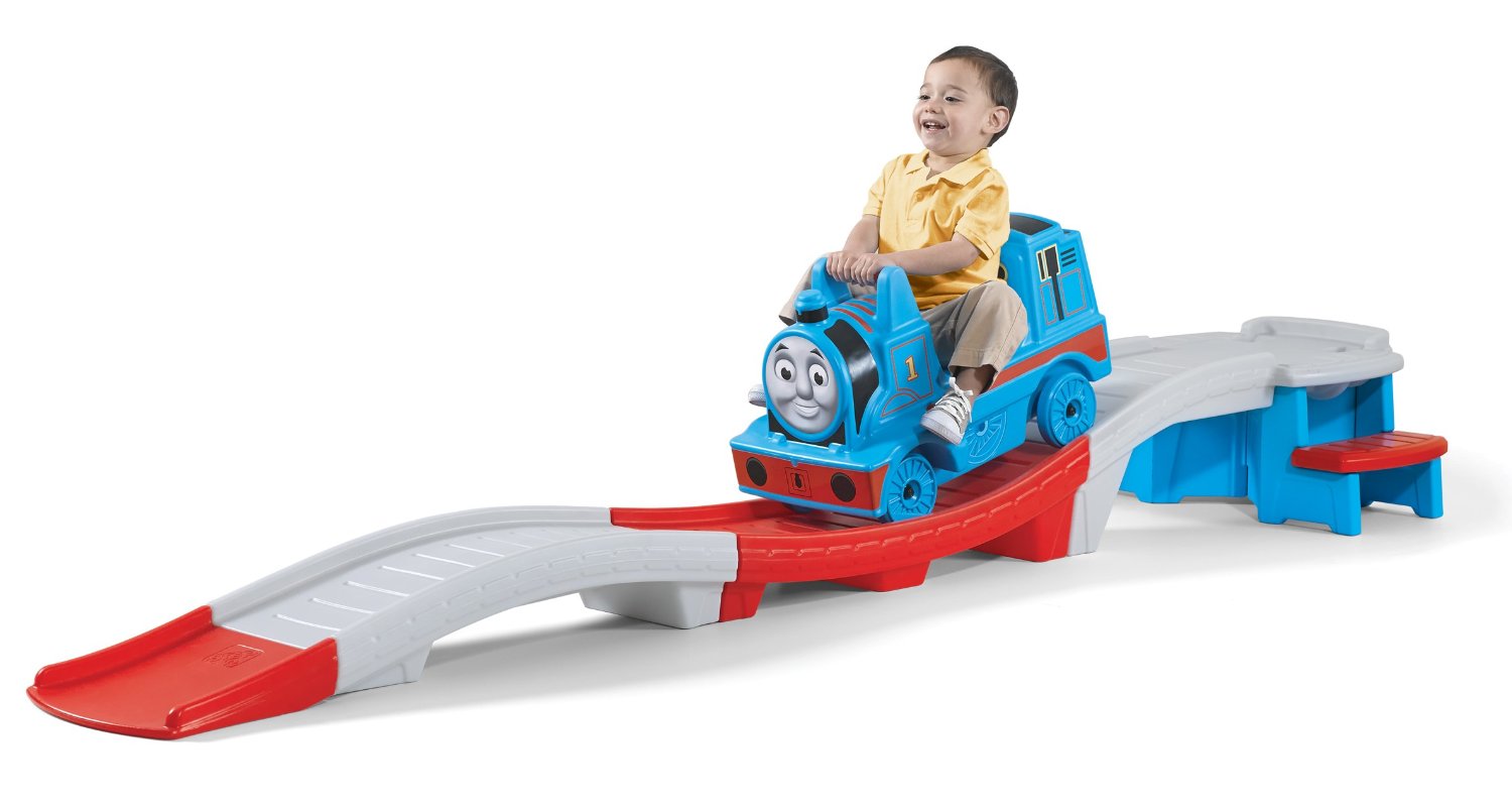 รถไฟสุดหรรษา Step2 Thomas The Train Up and Down Coaster Ride On