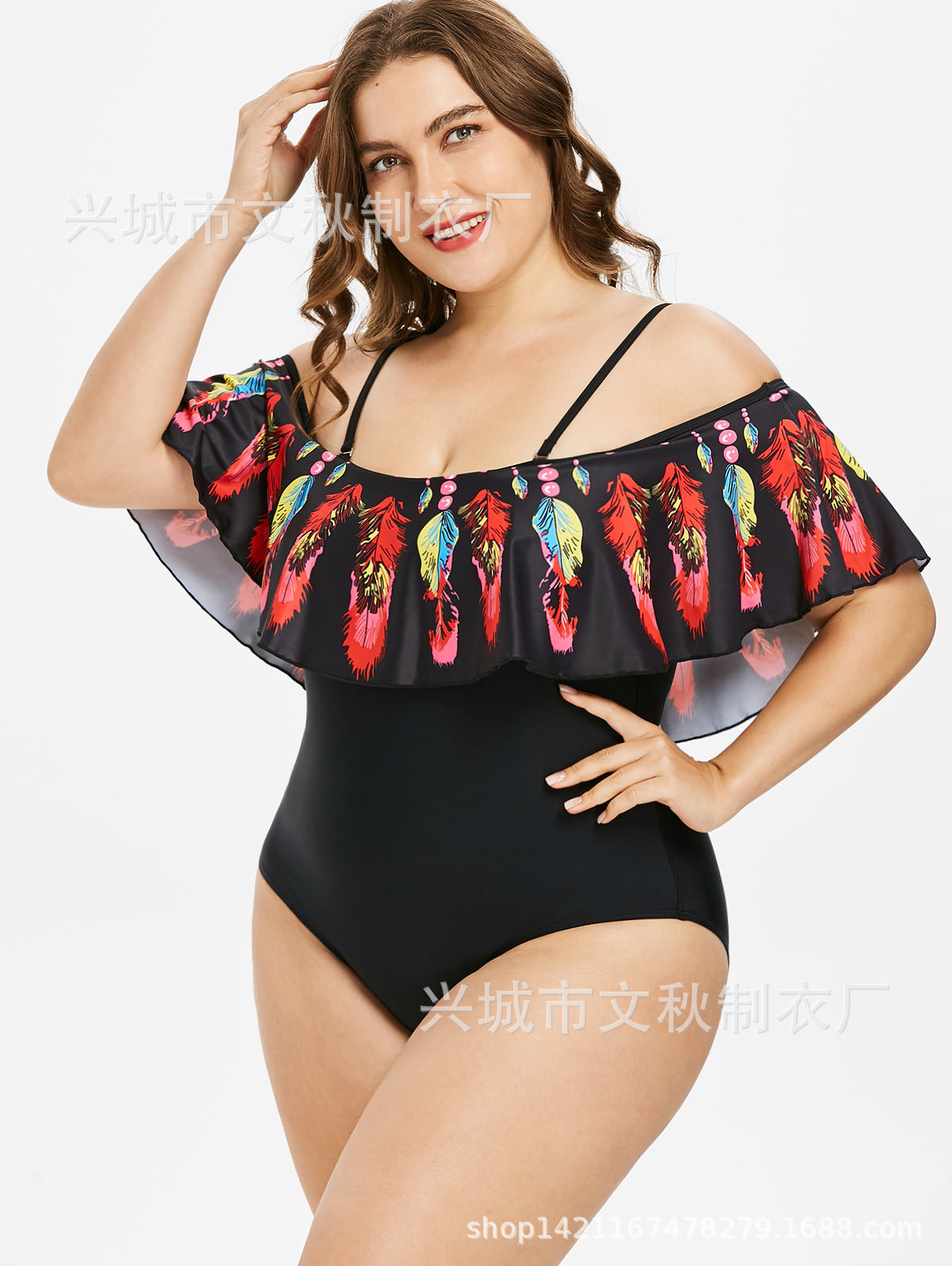 ชุดว่ายน้ำคนอ้วน 4xl รอบอก 48-54 รอบเอว 44-52 สะโพก 52-60 นิ้ว ผ้าดี งานสวยค่ะ