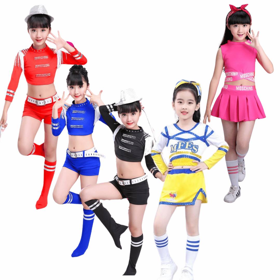สินค้าพร้อมส่ง ***ชุดเชียร์ลีดเดอร์ เซ็ท เสื้อ+กระโปรง
