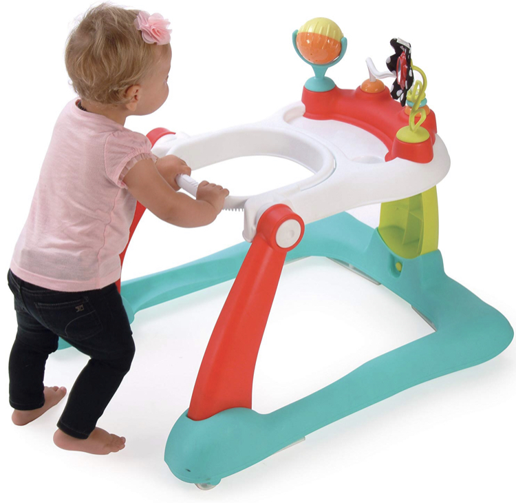 รถผลักเดินและรถหัดเดิน Kolcraft Tiny Steps 2-in-1 Activity Walker, Jubilee