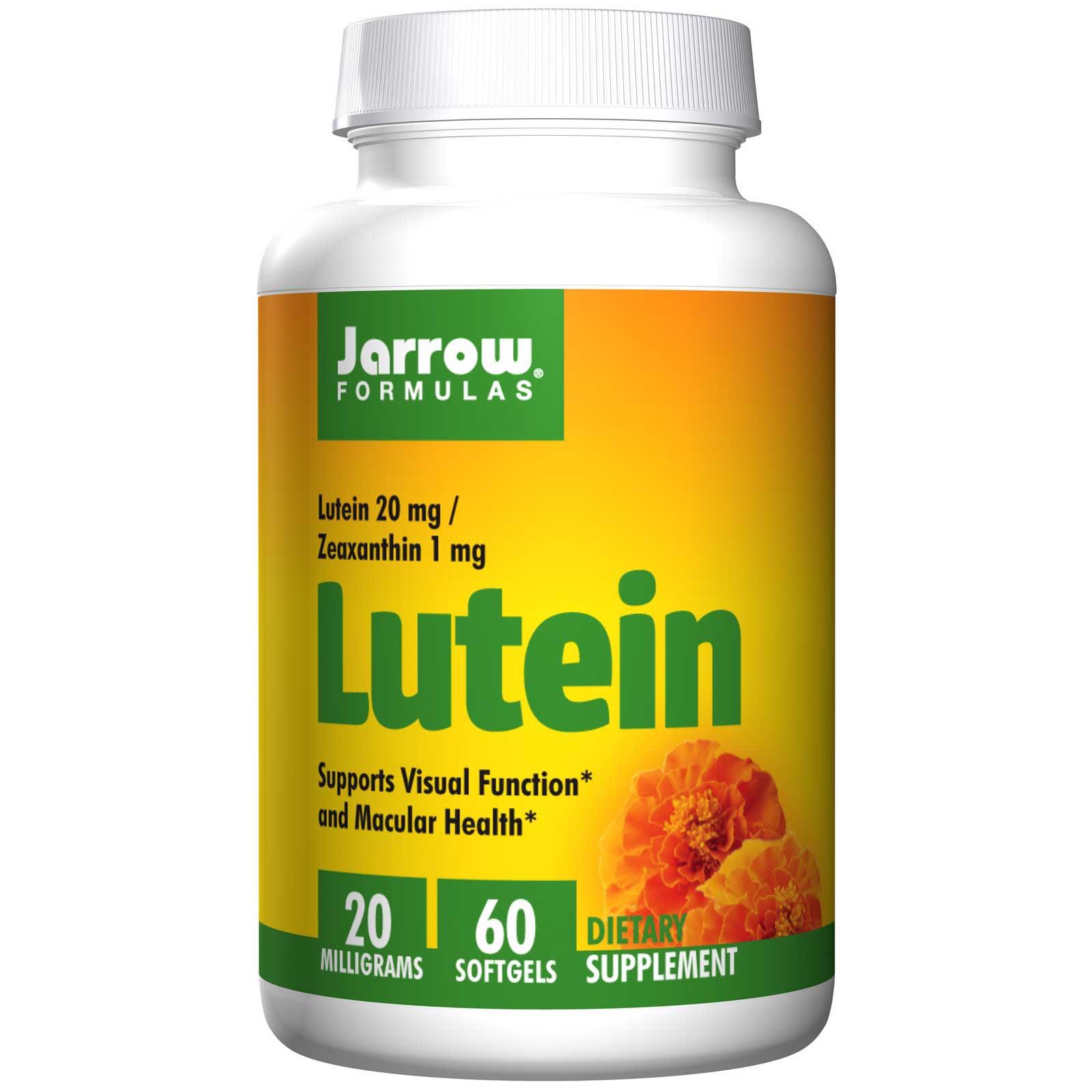 (Pre-order)Jarrow Formulas, Lutein 20 mg with zeaxanthin 1 mg, 60 Softgels บำรุงสายตาป้องกันโรคจอประสายตาเสื่อม