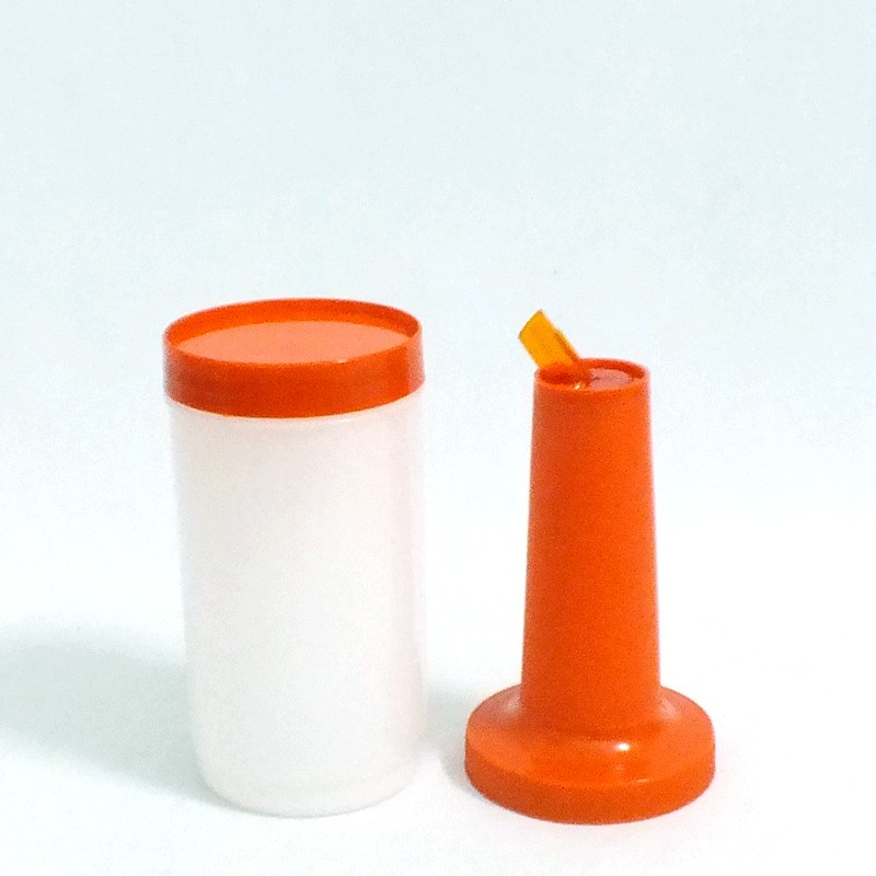 ขวดใส่น้ำผลไม้ ขนาด 1 ควอทซ์ สีส้ม ( คอส้ม ) #8015