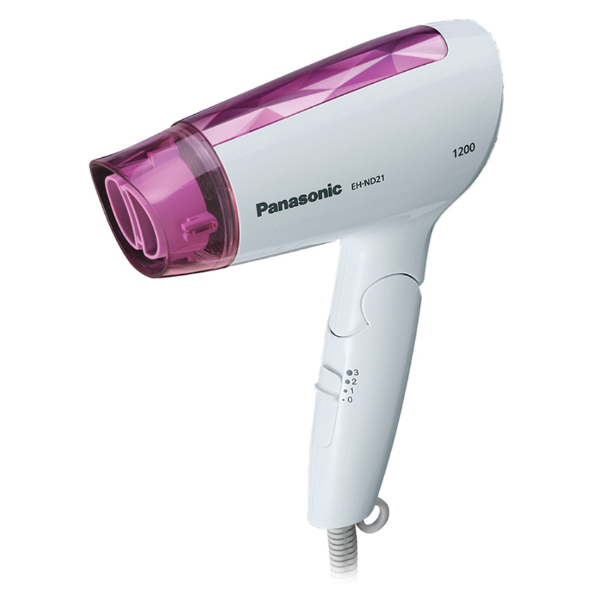 Panasonic ไดร์เป่าผม 1200 วัตต์ รุ่น EH-ND21 ( สีชมพู )