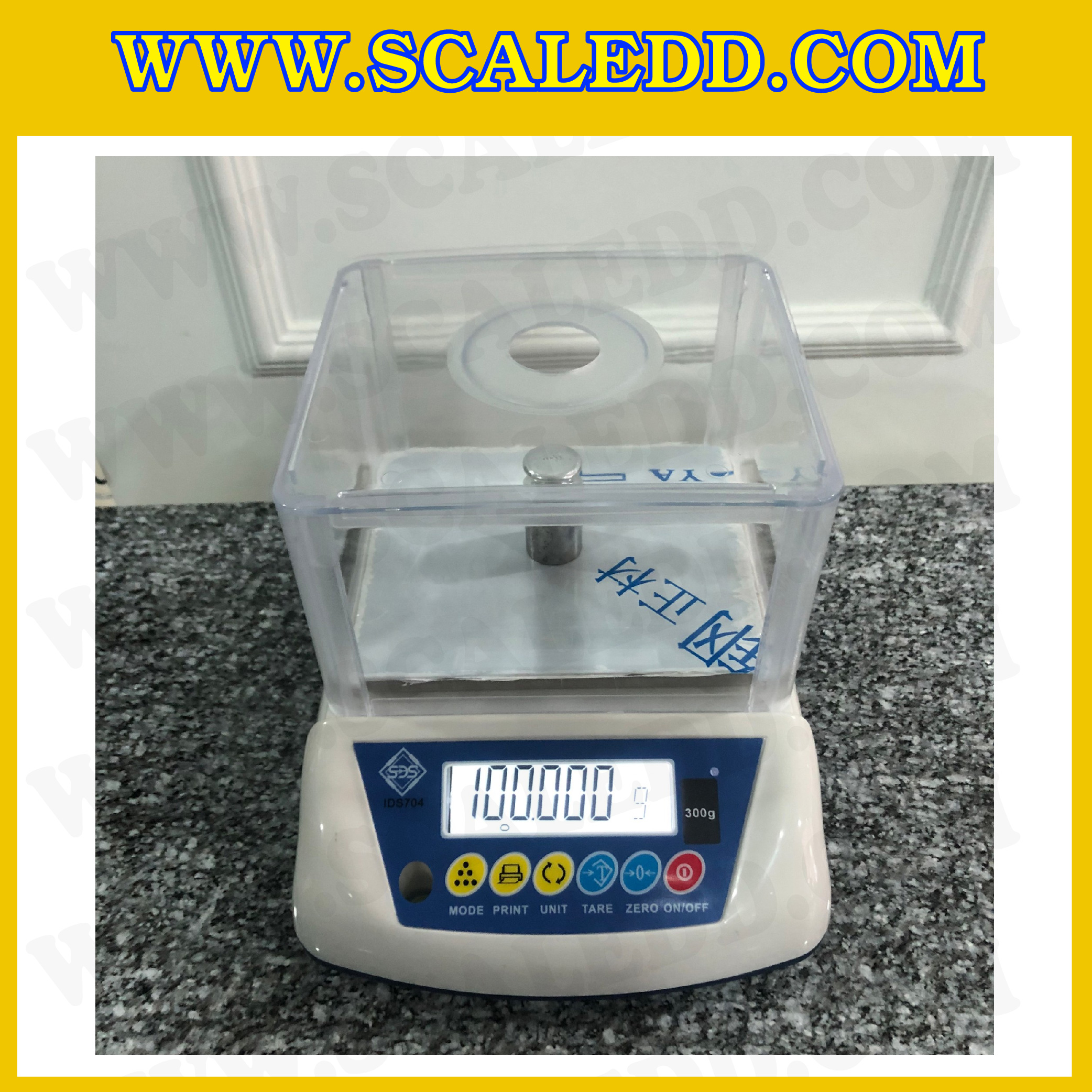 เครื่องชั่งละเอียดสูง ทศนิยม 3 ตำแหน่ง ยี่ห้อ SDS รุ่น IDS704-H