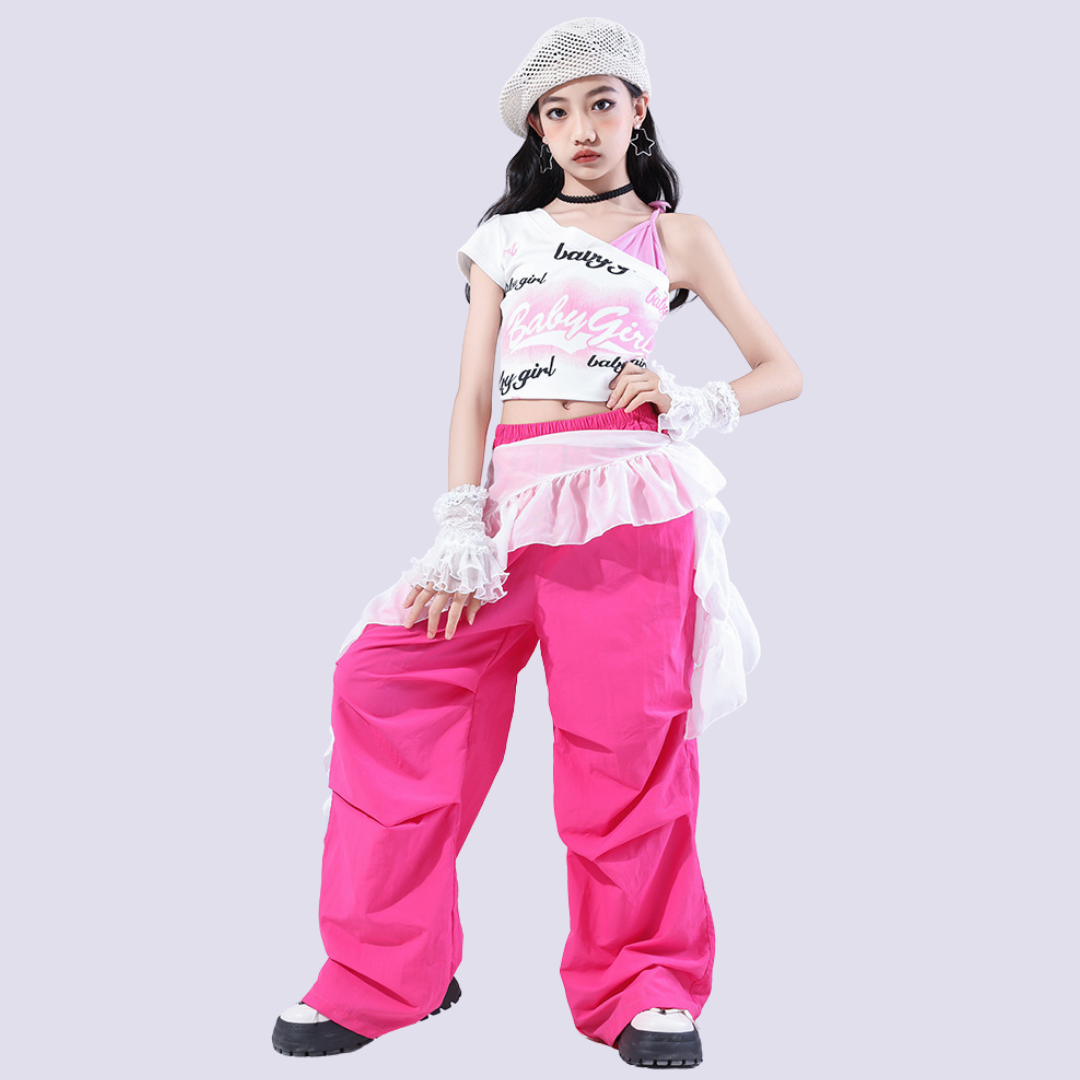 friendly4kidชุดเต้น เซ็ตเสื้อแขนสั้น+กางเกงขายาว**เปิดจอง