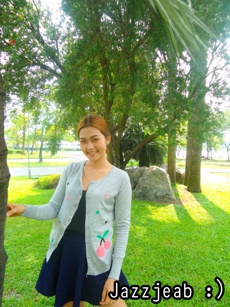 เสื้อคลุม เชอรี่ สีเทา