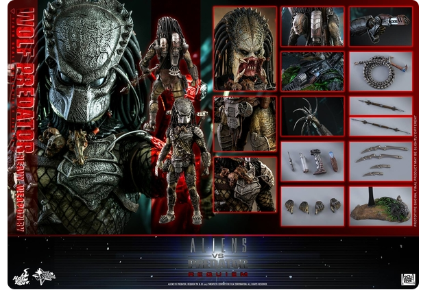 HOTTOYS - AVP-R - Wolf Predator (Heavy Weaponry Version)