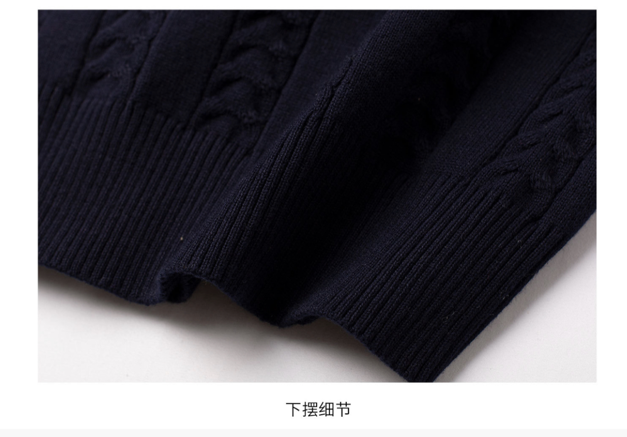 พร้อมส่ง เสื้อกันหนาว : เสื้อกั๊ก เสื้อไหมพรม สีพื้น ปักโลโก้