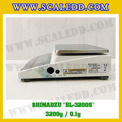 เครื่องชั่งดิจิตอลทศนิยม1ตำแหน่ง BL-3200S พิกัด 3200g x 0.1g เครื่องชั่งละเอียดสูง3200g เครื่องชั่งน้ำหนัก3200g ตาชั่ง3200กรัม ตาชั่งน้ำหนัก3200g ยี่ห้อ SHIMADZU รุ่น BL-3200S