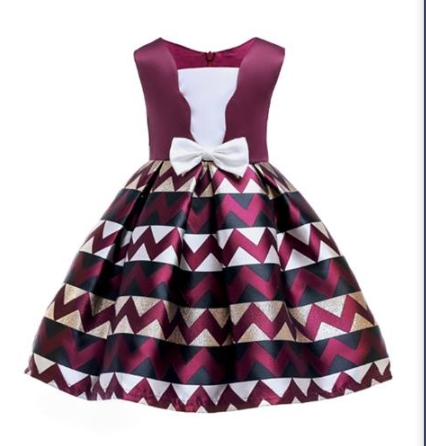 ชุดเด็ก ชุดออกงานเด็ก ชุดราตรี ลายริ้ว