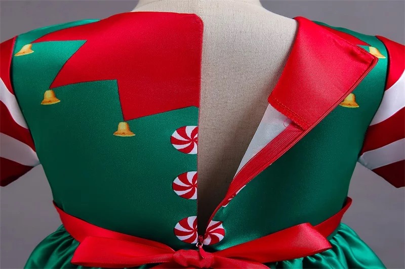 พร้อมส่ง ชุดเดรส คริสต์มาส รุ่นใหม่ สไตล์สีเขียว