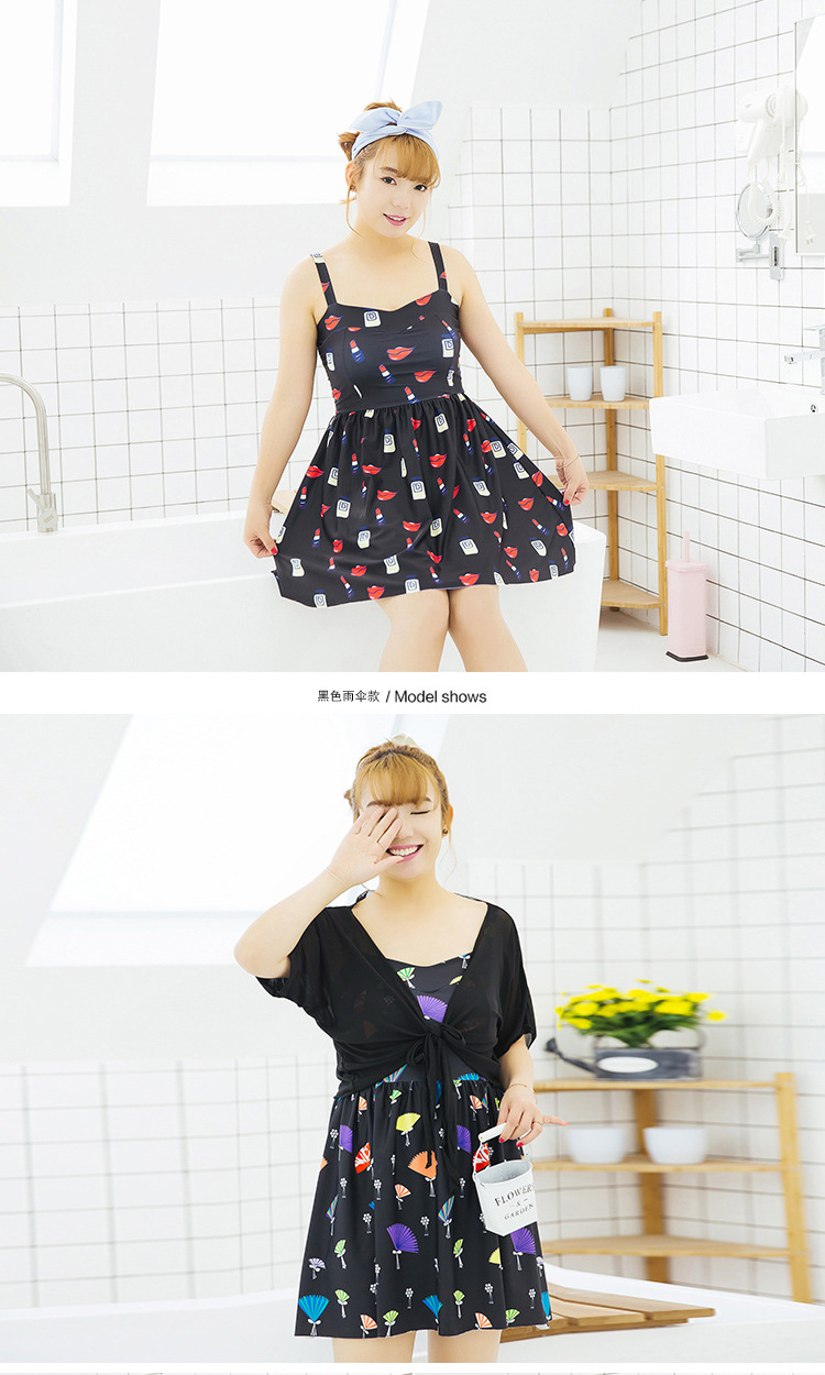 ชุดว่ายน้ำคนอ้วนวันพีชไซส์ 4xl รอบอก 36-42