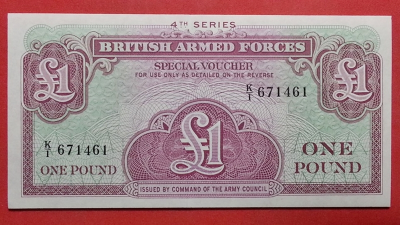 ธนบัตร ประเทศ สหราชอาณาจักร (อังกฤษ) 1962 สภาพไม่เคยผ่านการใช้ (UNC)