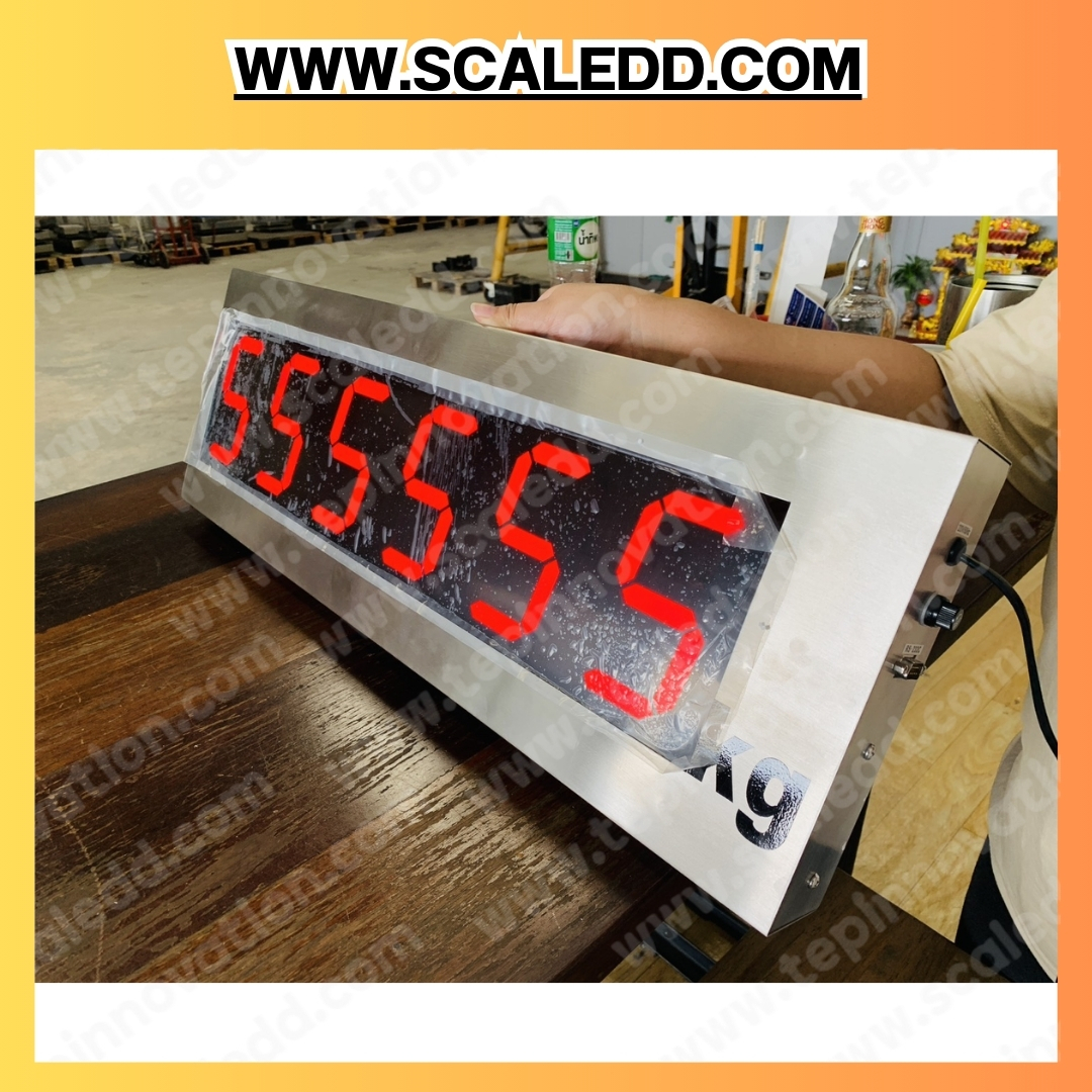 จอที่ 2 หน้าจอที่ 2 จอแสดงน้ำหนักที่สอง จอRemote Display สำหรับเชื่อมต่อเครื่องชั่งดิจิตอลที่รองรับการเชื่อมต่อ RS232