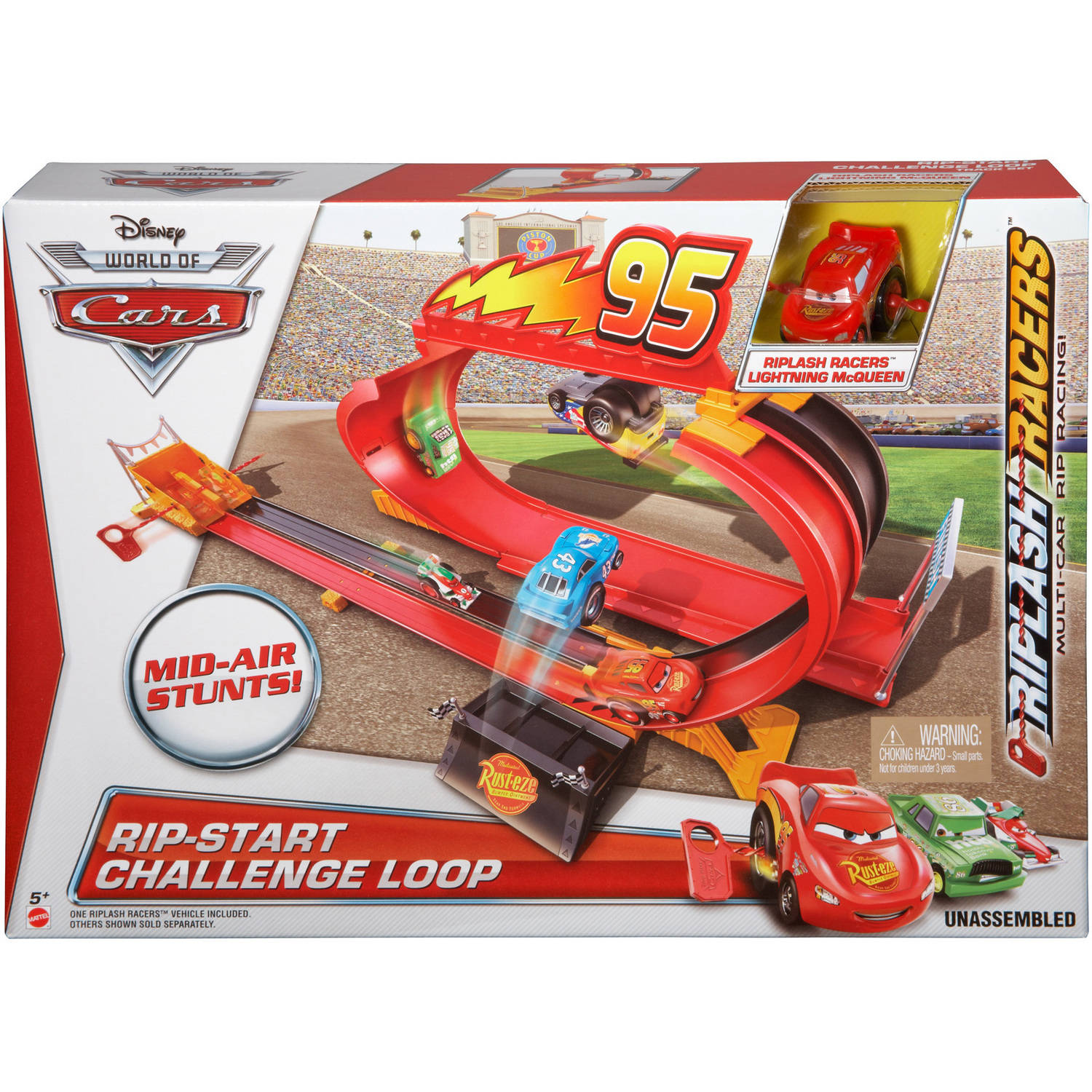 Disney/Pixar Cars Riplash Racers Rip-Start Challenge Loop Trackset