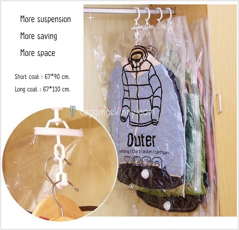Vacuum Bag for Coat ถุงสูญญากาศสำหรับเสื้อโค้ท เสื้อกันหนาว