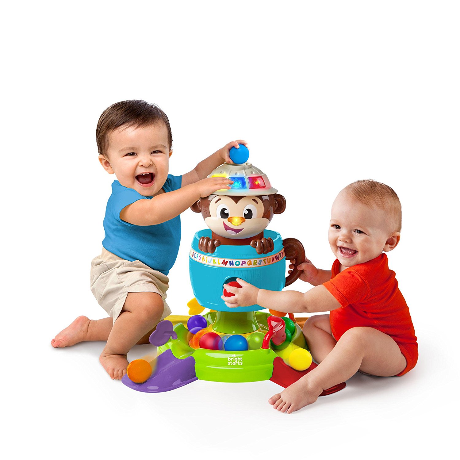 ลิงน้อยหยอดบอลสุดหรรษา Bright Starts Hide 'n Spin Monkey