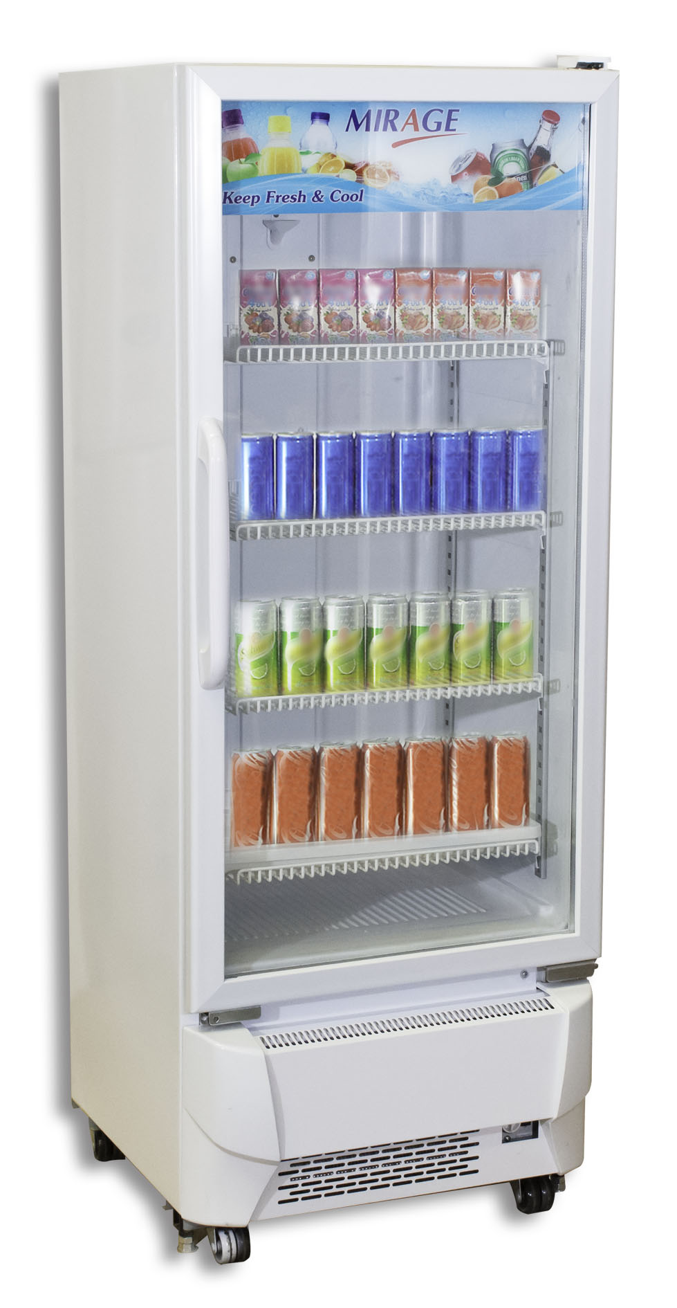 Mirage ตู้แช่เย็น / เครื่องดื่ม 1 ประตู จุ 8.8 คิว/248 ประหยัดไฟเบอร์ 5 ลิตร รุ่น BC88
