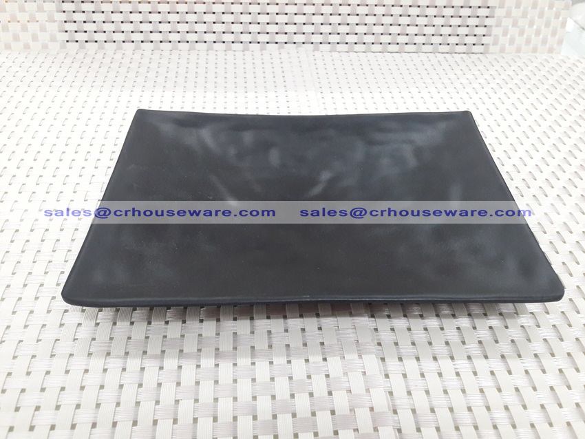 จานตื้น สี่เหลี่ยมผืนผ้า 017-PX-F151308