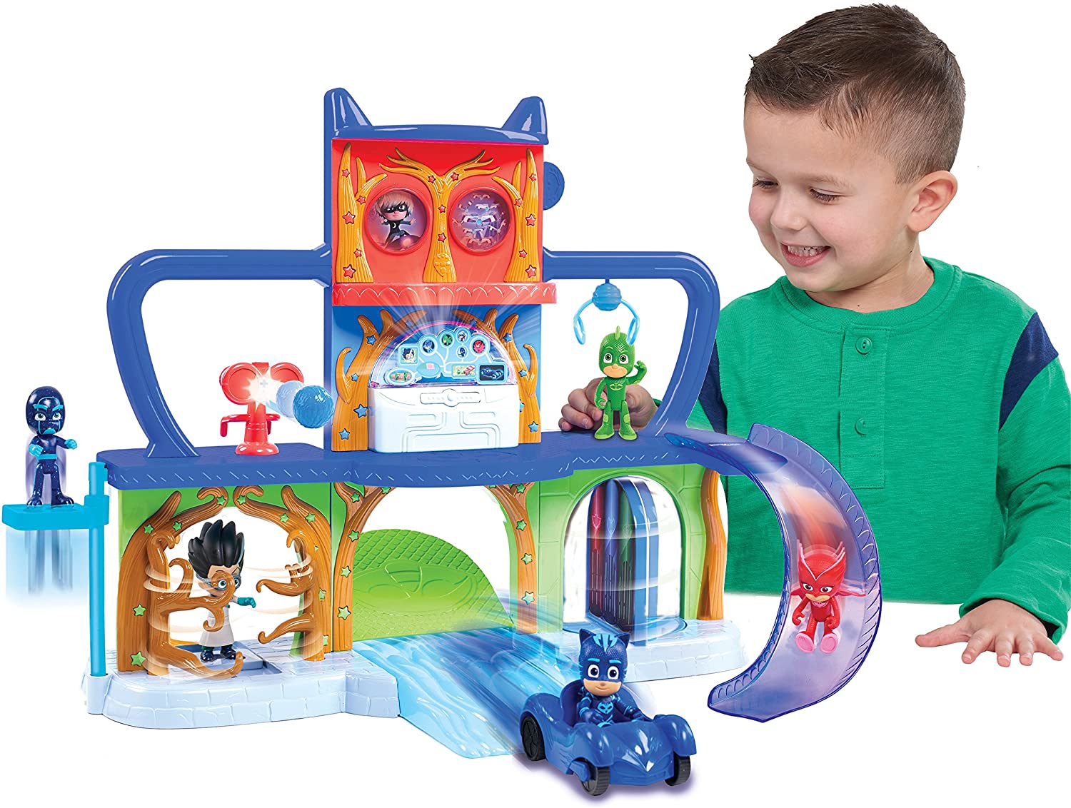 ของเล่นชุด PJ Masks Headquarters Track Playset