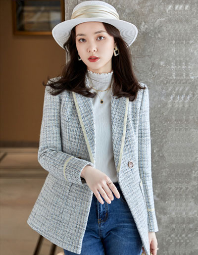 สินค้าพรีออเดอร์ เสื้อสูทแฟชั่นสวยหรูสไตล์เกาหลี มี2สี PO-SUIT-041