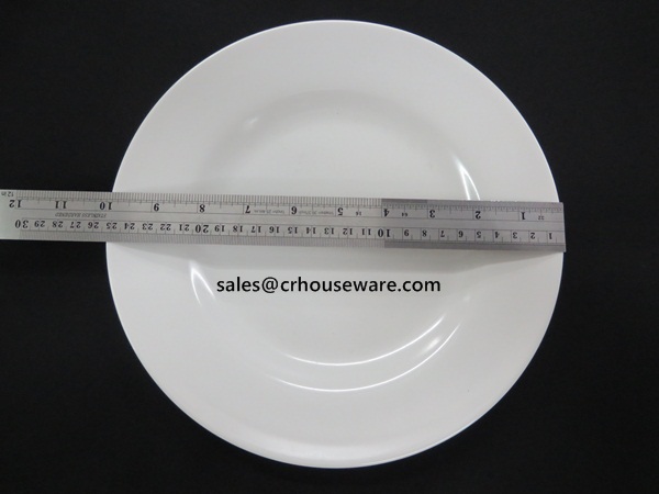 จานทรงตื้น 10 นิ้ว 017-P805-10,Shallow round plate, grade A 10 inches,Melamine
