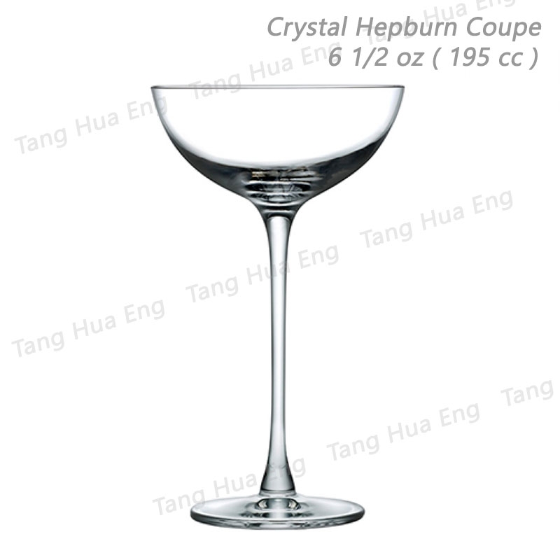 ( 6 ใบ ) แก้วค็อกเทล เนื้อคริสตัล Nude Crystal Hepburn Coupe 195 CC. #67104-1100169