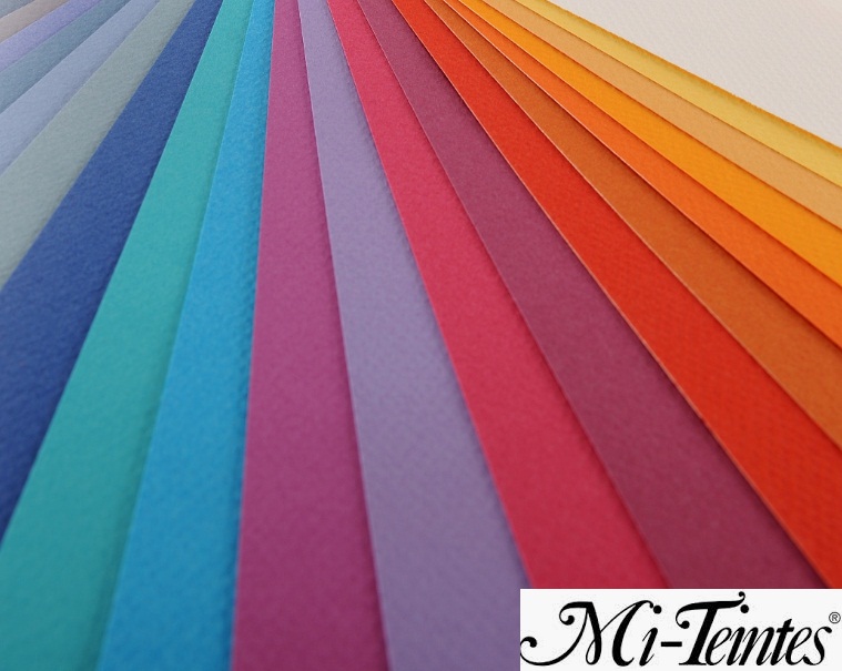 กระดาษสีชอล์ค Canson Mi-Teintes 160g Contton60% 55x75cm.