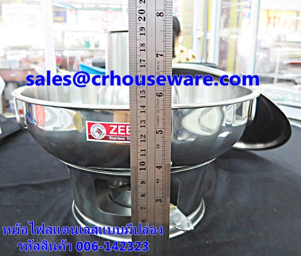 หม้อไฟสแตนเลสแบบมีปล่องไฟ รหัสสินค้า 006-142323 Stainless steel pot with a chimney. 006-142323 Hot pot not chimney. 006-AL-M20Hot and Sour Prawn Soup Dtom Yum Gkoong or Tom Yum Goong pot,酸辣虾汤火锅,Tôm nồi súp nóng và chua,ກຸ້ງຫມໍ້ແກງຮ້ອນແລະສົ້ມ, Panas dan So