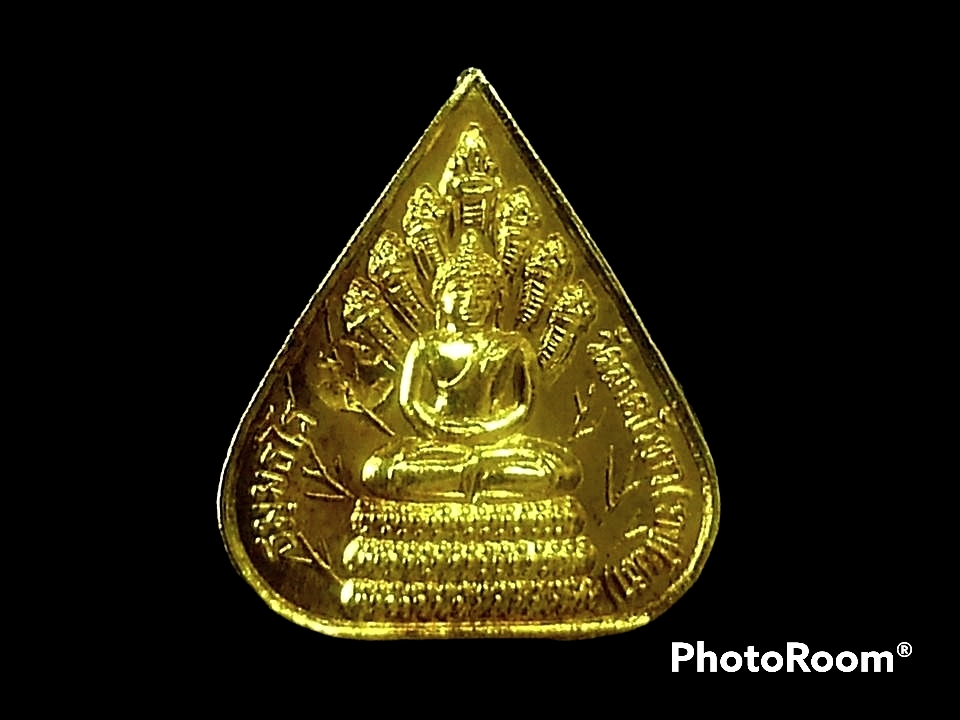 เหรียญนาคปรกใบโพธิ์ หลวงปู่หลุย วัดลาดบัวขาว (ราชโยธา) กรุงเทพมหานคร