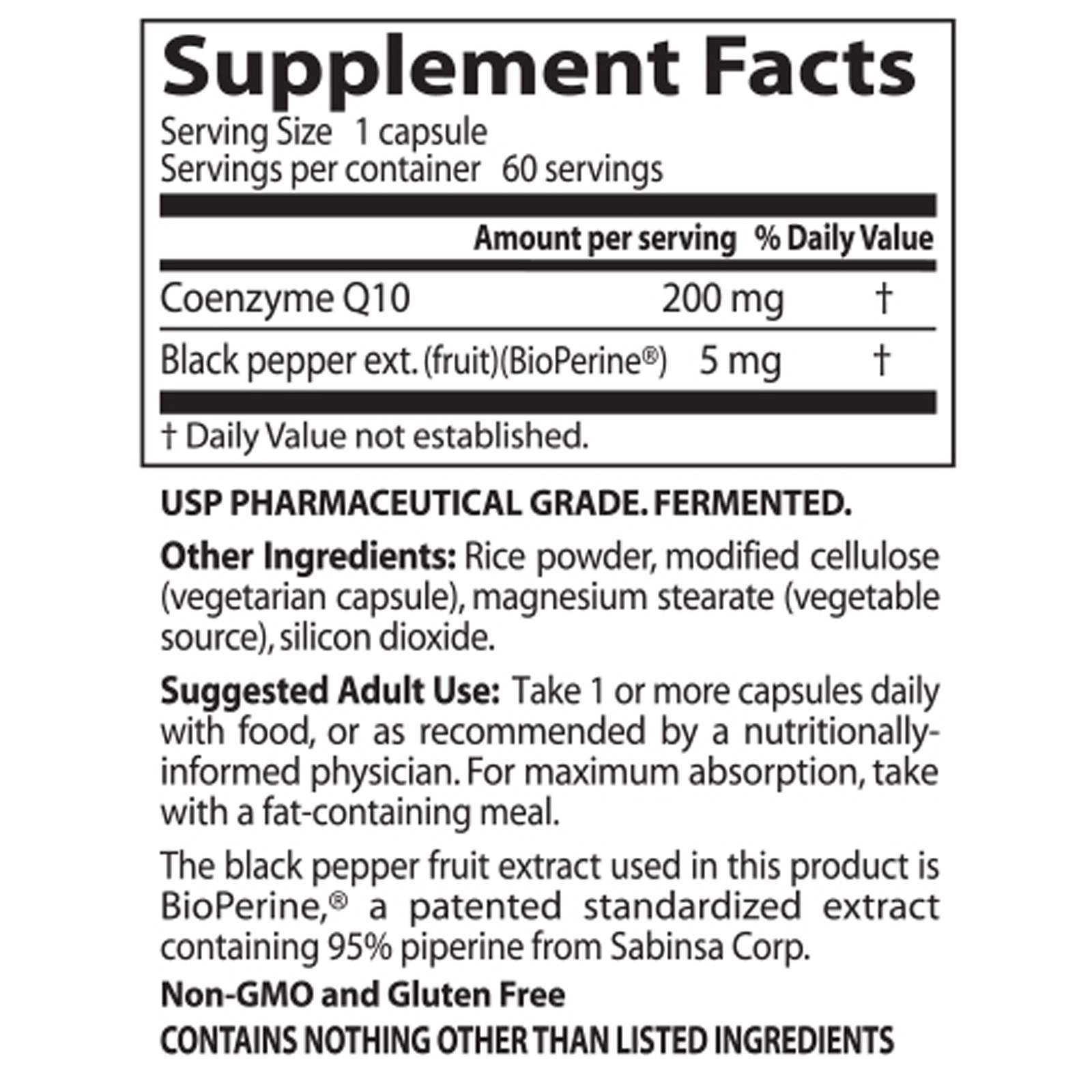 (Pre-order)Doctor's Best, High Absorption CoQ10, 200 mg, 60 Veggie Caps,Pharmaceutical Grade เพิ่มพลังานให้กับเซลล์ บำรุงผิวพรรณให้ชุ่มชื่น ชะลอการเสื่อมสภาพของเซลล์ผิว,Bioperine เพิ่มประสิทธิภาพการดูดซึม