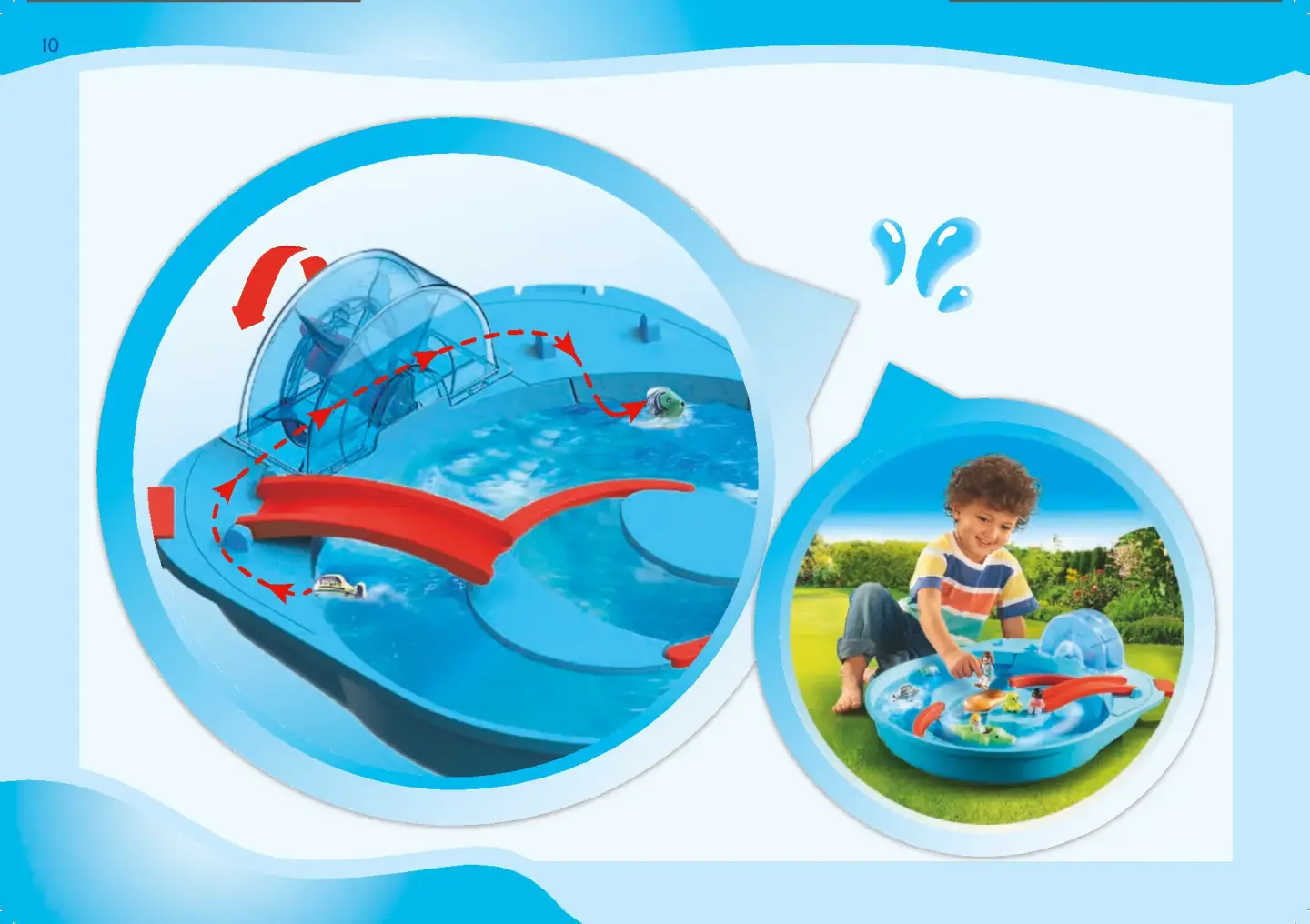 Playmobil 1.2.3 AQUA Splish Splash Water Park 123 อควา สวนน้ำสปลิชสแปลช