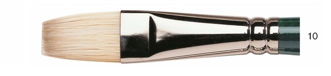 พู่กันสีน้ำมันขนหมู Winsor & Newton Winton แบน ขนยาว(Flat)