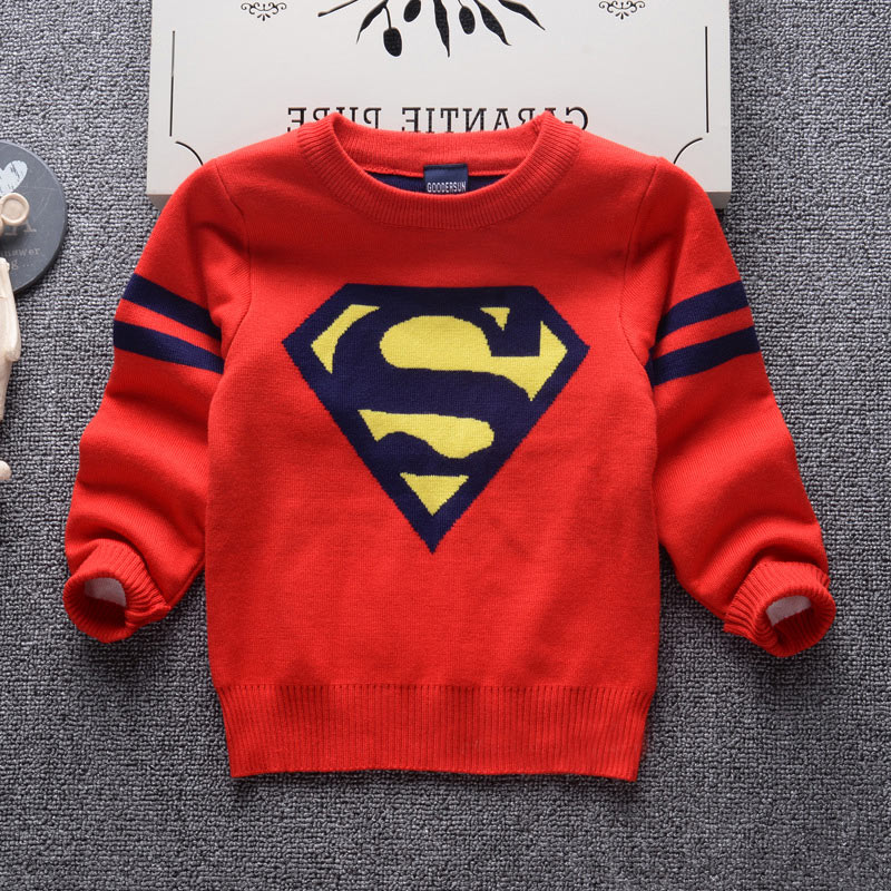 เสื้อกันหนาว : เสื้อกันหนาว ไหมพรม ซุปเปอร์แมน