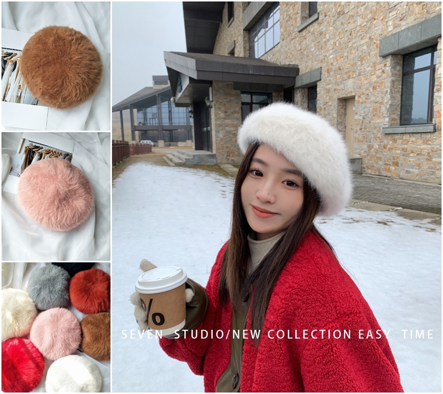 หมวกเบเร่ต์ขนเฟอร์มิ้ง มี 10 สี