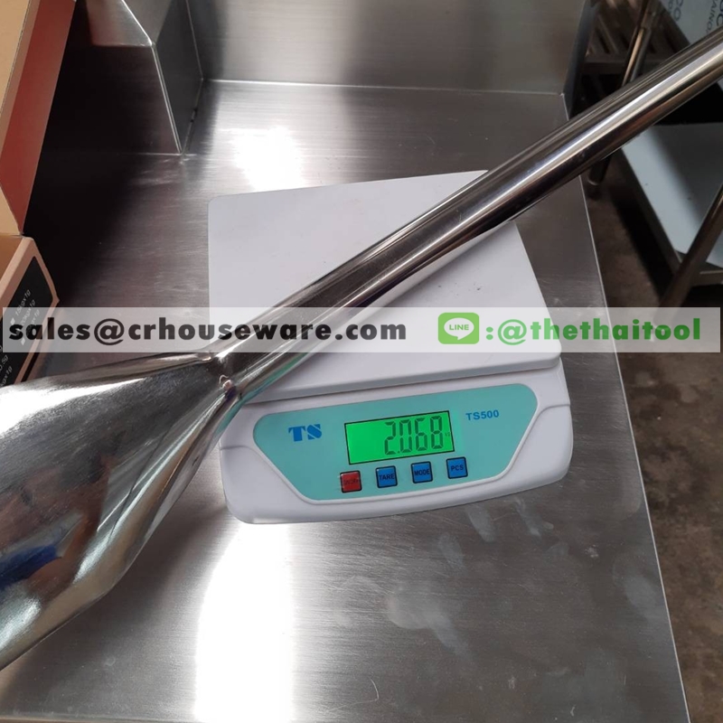 ไม้พายสแตนเลสกวนขนม -ขนาดใหญ่ (ไม่รวมซิงค์) รหัสสินค้า 007-RS-150,Spatula stirring sweets,พายสเตนเลสขออย.อาหาร,ไม้พายอุตสาหกรรมอาหารปลอดภัย,พายกวนไส้อุตสาหกรรมอาหาร