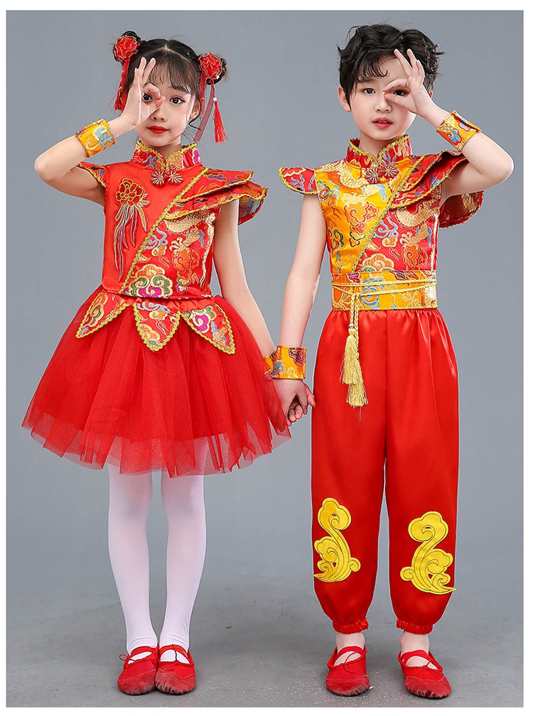 พร้อมส่ง ชุดจีน กี่เพ้า เดรสแขนระบายใหม่/กางเกง