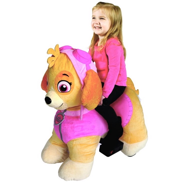 Paw Patrol 6 Volt Plush Skye Ride-on with Pup House Included by Dynacraft