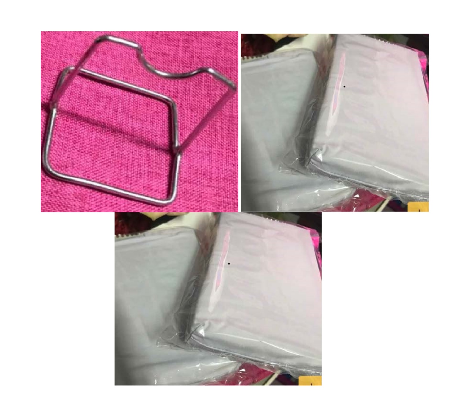 หมอนรองรีดชนิดอ่อน/ชนิดแข็ง พร้อมลวดวางด้ามรีด ราคาส่ง 280฿