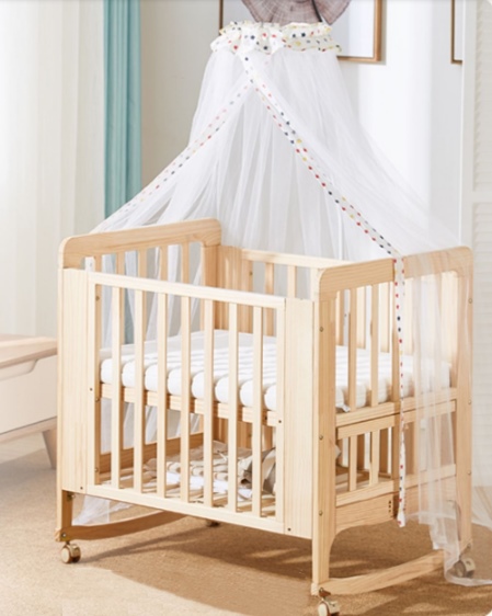 TB10106 (WC3) เตียงนอนไม้สำหรับเด็ก สามารถปรับเปลไกว ปรับเป็นเตียงเดี่ยวได้ใช้ยาวจนโต