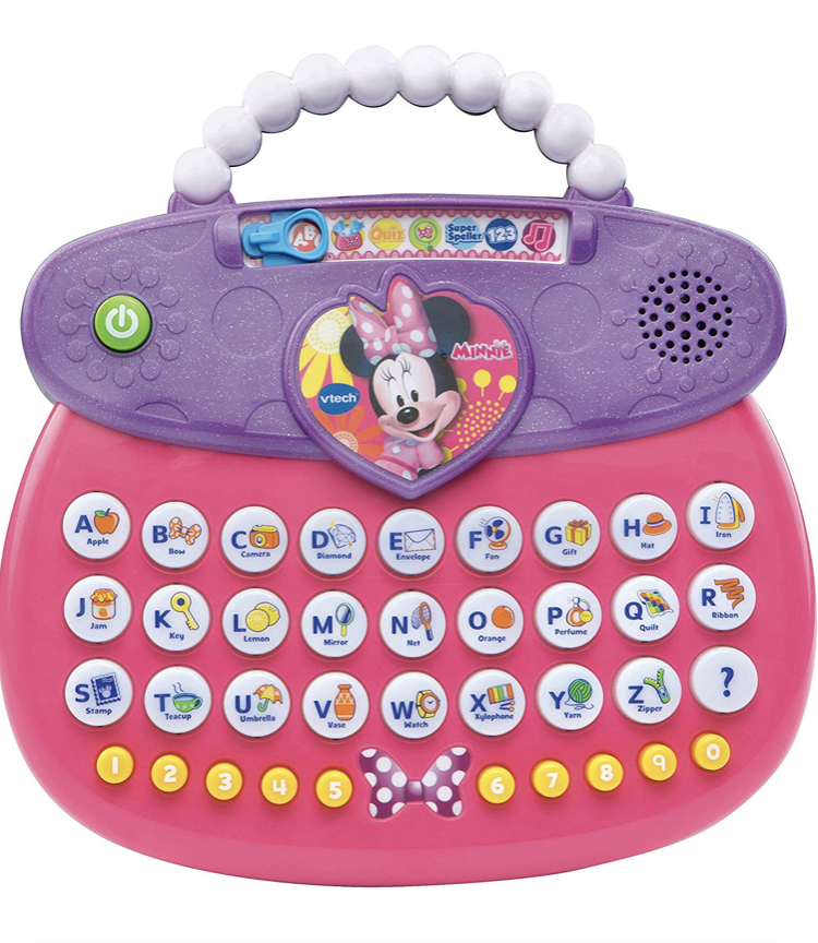 กระเป๋าจำลอง vtech disney minnie abc fashion purse