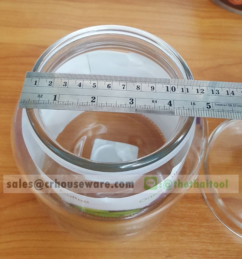 โหลแก้ว พร้อมฝาปิด ขนาด 2 ลิตร 005-US-CY-2111, โหลแก้ว,ขวดโหล,โหลใส่ขนม,โหลใส่คุกกี้